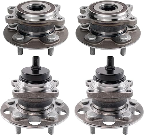 Vista 140 de TRQ Juego de 2 rodamientos y bujes de rueda trasera izquierda y derecha compatible con Ford Expedition 2007-2010 Lincoln Navigator 2007-2010