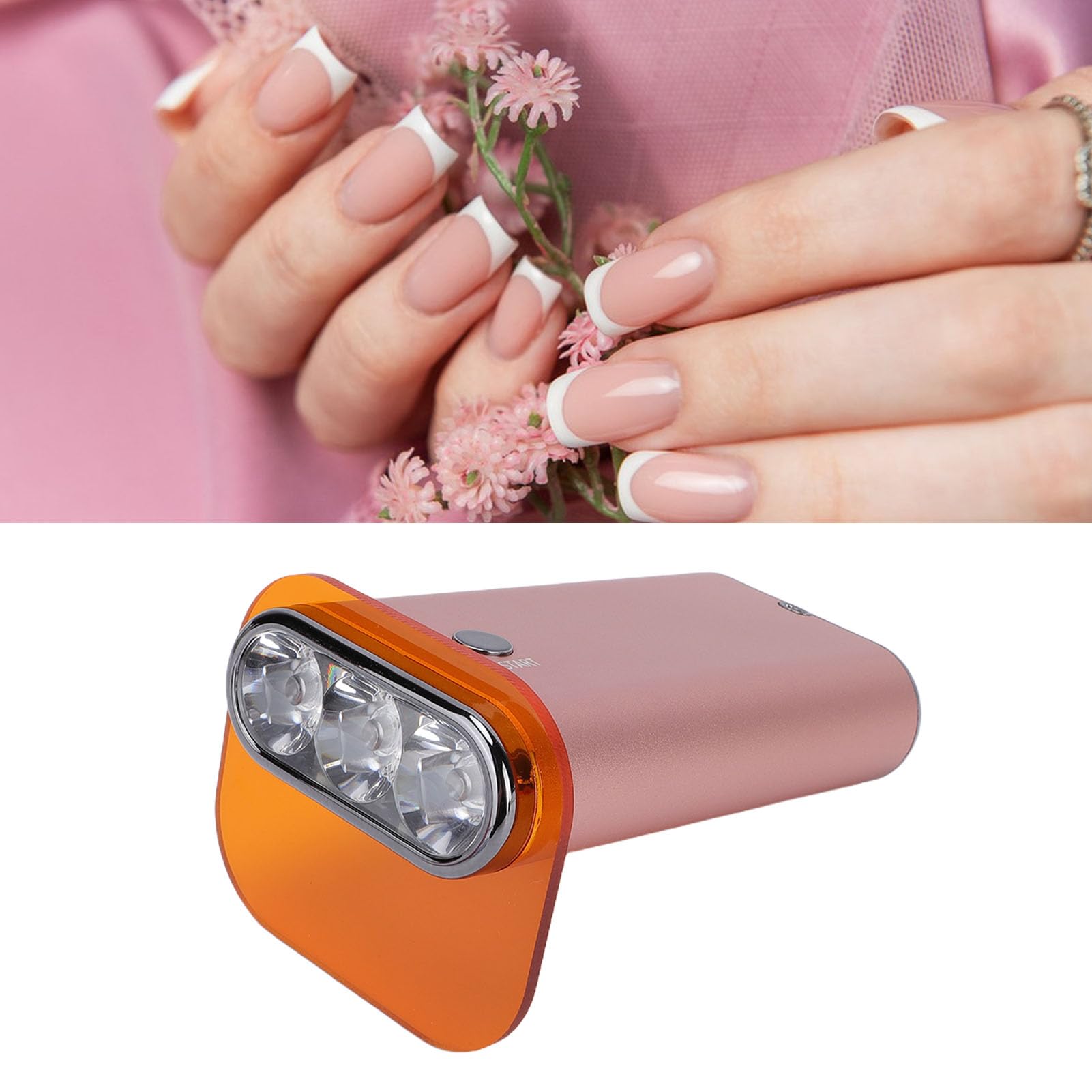 Lampada per Extension Capelli Luce UV per Polimerizzazione della Colla Lampada per Unghie LED 395 Nm con 2 modalità 10 Secondi Polimerizzazione Rapida e Luce Continua B