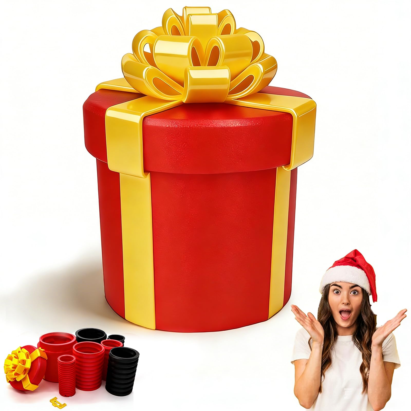 Prank Gift Box, Annoying Nested Screw Gift Box, 10 Layer