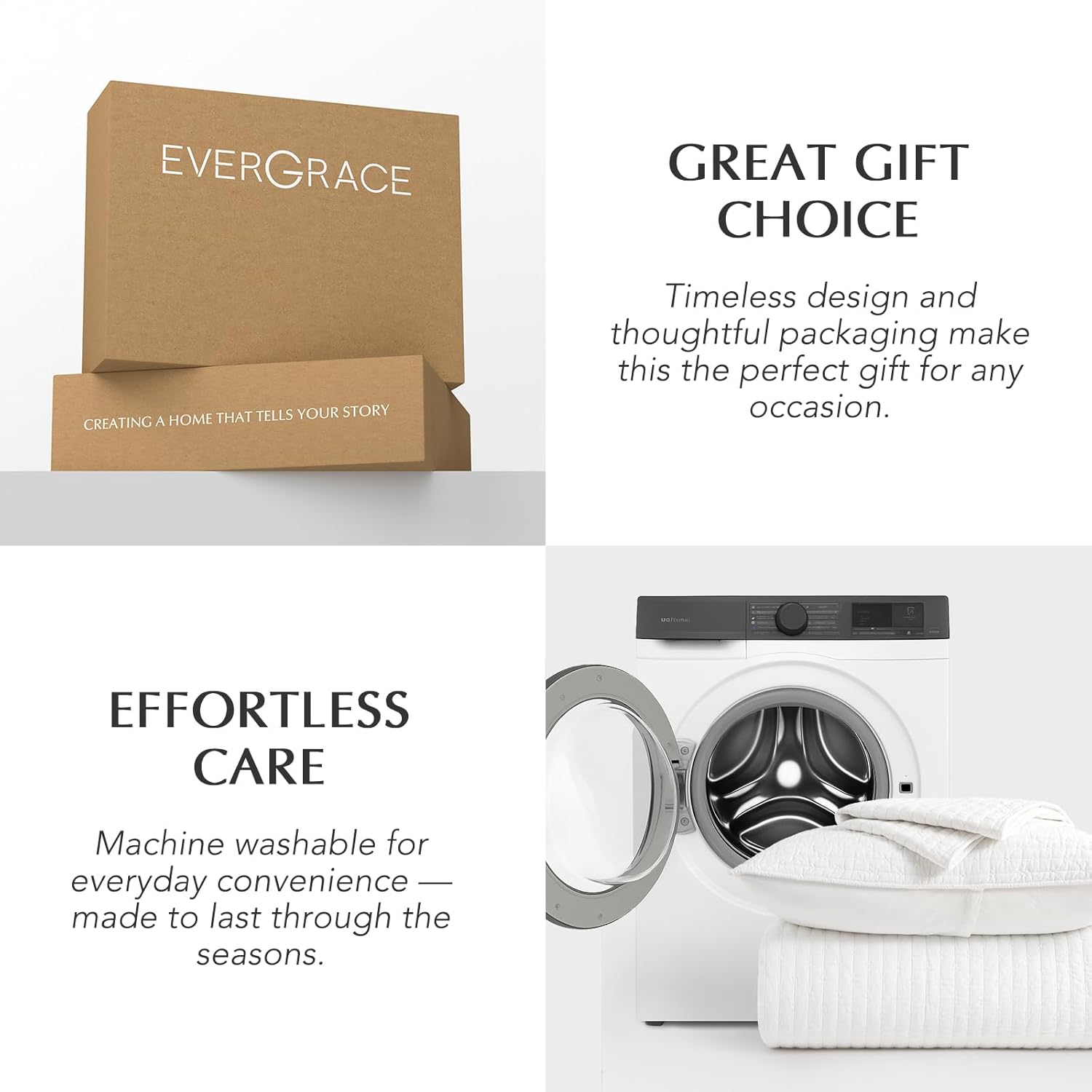 EVERGRACEHOME Cross Stitch Pre-Washed Cotton Quilt Bedding Set King Size, Oversized 3 Pieces Lightweight Bedspread Coverlet for All Season, with 2 Matching Shams, Bright White,118"x106" - Image 7