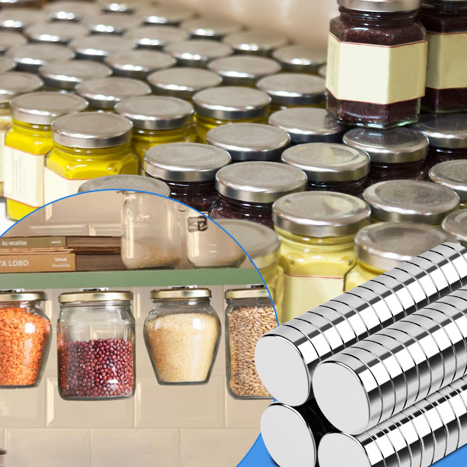 200Piezas Mini Imanes Neodimio Potentes Imanes Pequeños Redondos Magnet 4x2mm para Manualidades Refrigeradores de Pizarra Magnética