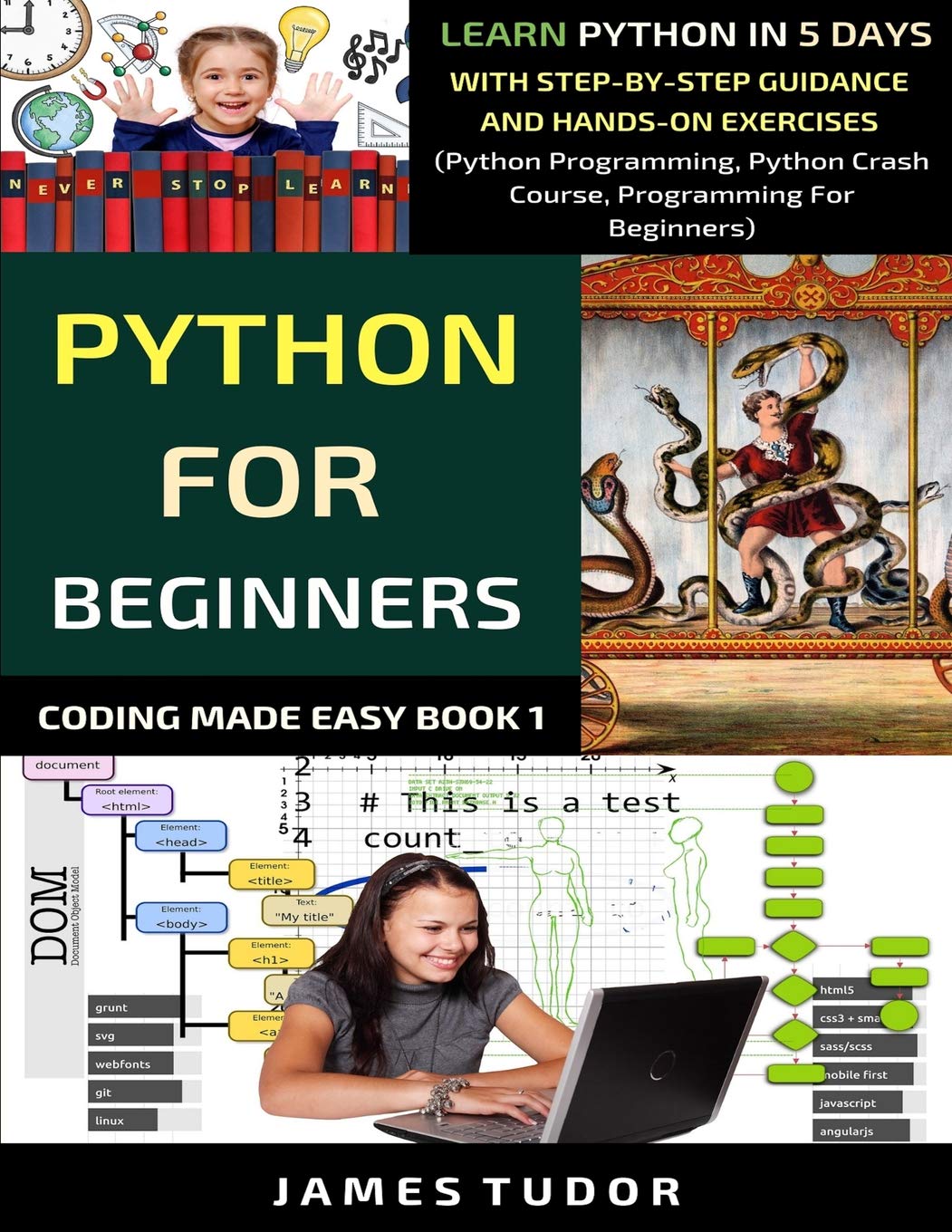 Python For Beginners: Learn Python In 5 Days With Step-by-Step Guidance And Hands-On Exercises (Python Programming, Python Crash Course, Programming For Beginners) (Coding Made Easy Book, Band 1)