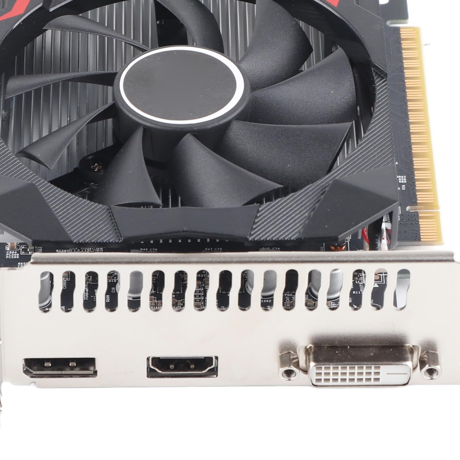 Scheda grafica da gioco Scheda video desktop da 4 GB GDDR5 128 bit PCI Express 3.0 con doppia ventola di raffreddamento con 768 Core 3 porte di uscita per giochi per computer e