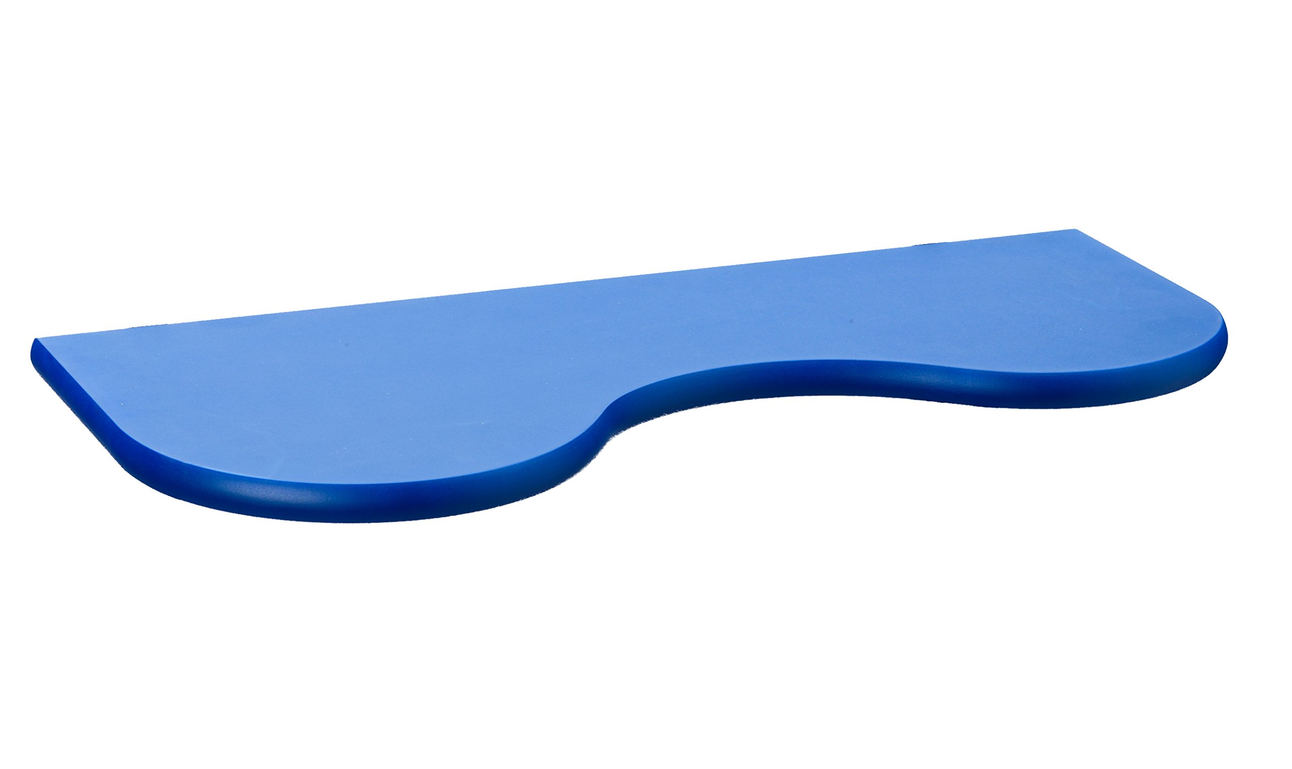 Set 4 Mensole per Camerette Bambini Blu dalla Forma Ondulare 76 Centimetri
