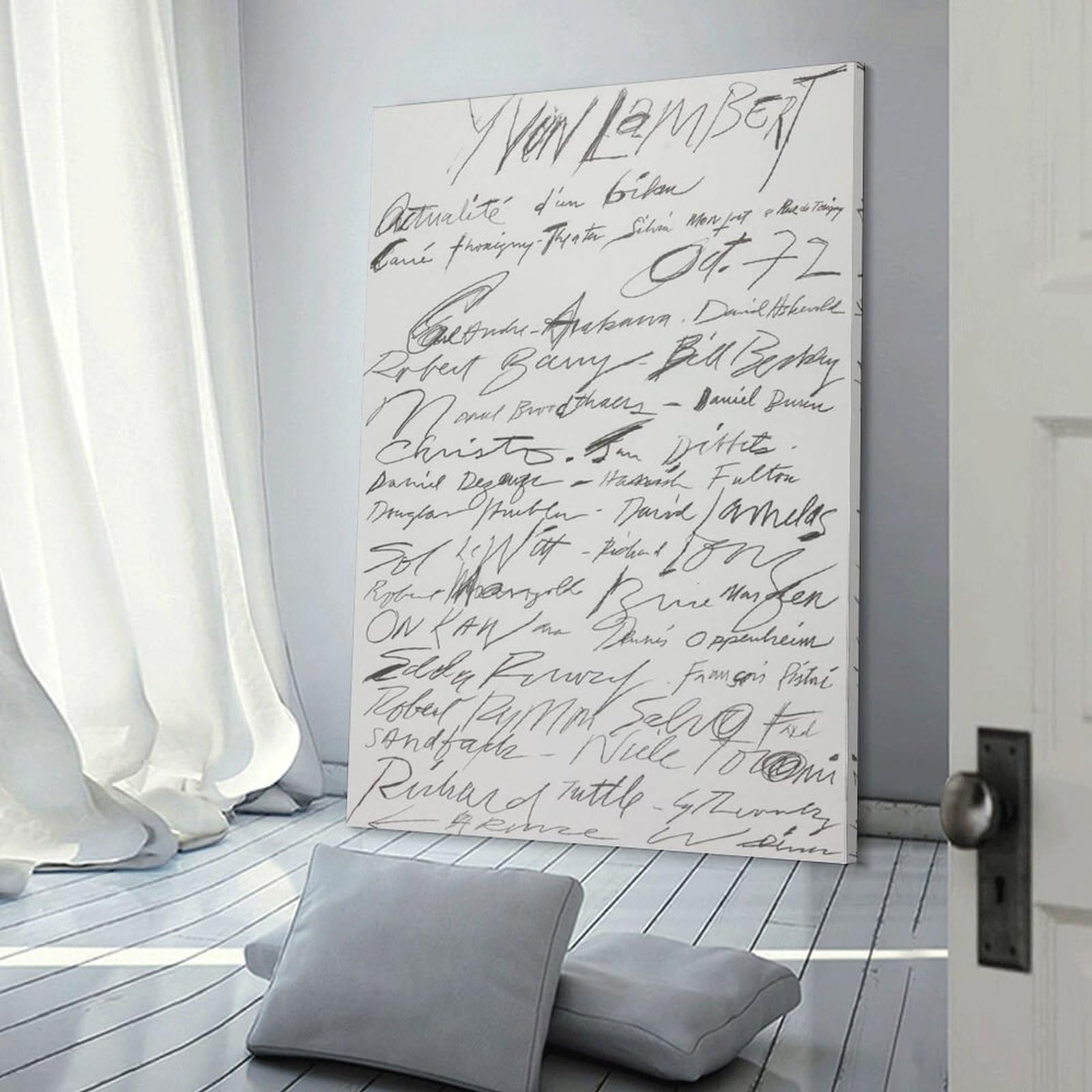 Amazon.co.jp: Cy Twomblyサイ・トゥオンブリー《無題》抽象展 絵画