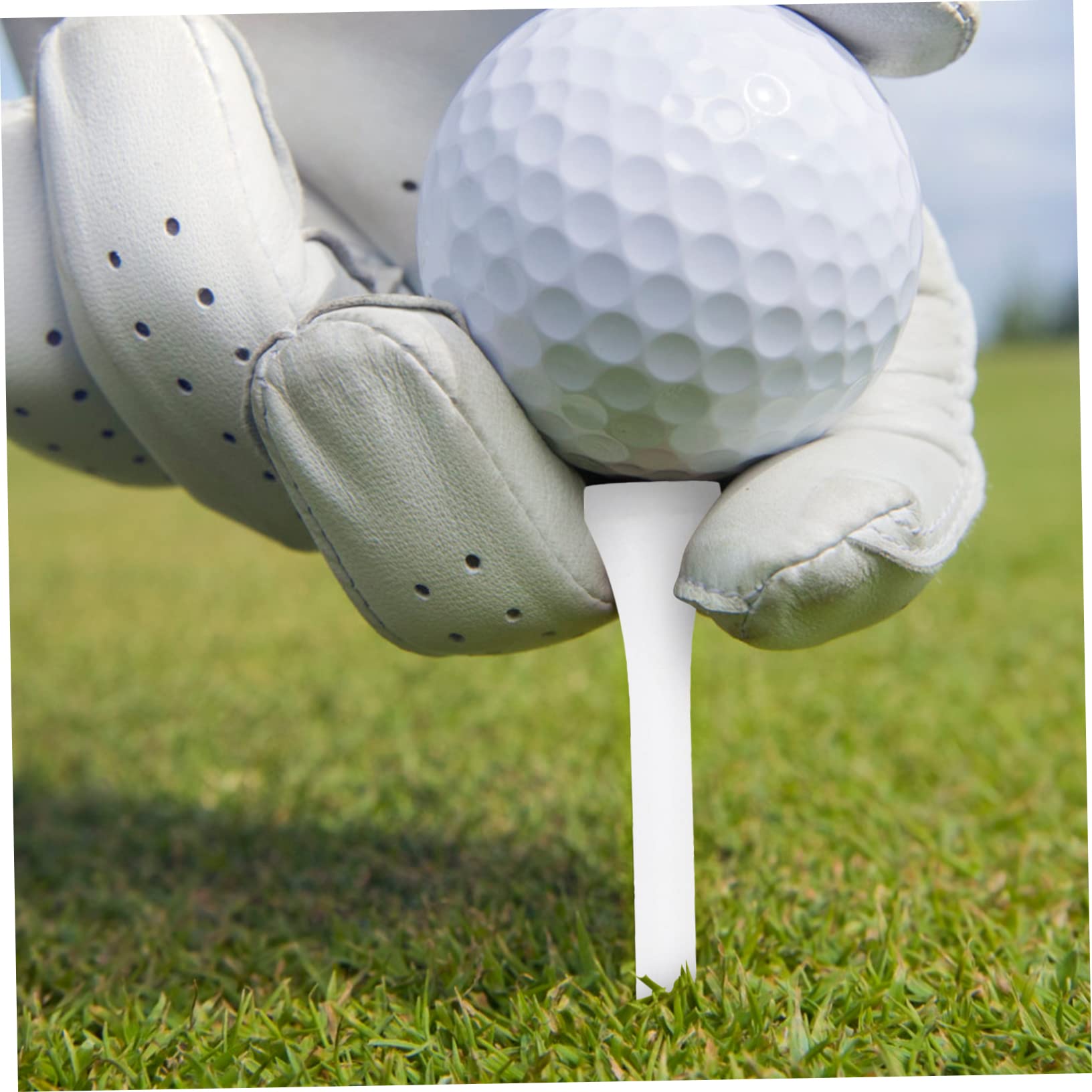 ibasenice Soporte De Golf Campo De Prácticas Tees De Golf Tees De Práctica Clavijas para Palos De Golf Suministros para Golf Tees Pequeños Tees Reemplazables Equipo De Golf Madera