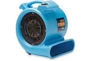 Max Storm 1/2 HP Durable Lightweight Air Mover Carpet Dryer Blower Floor...