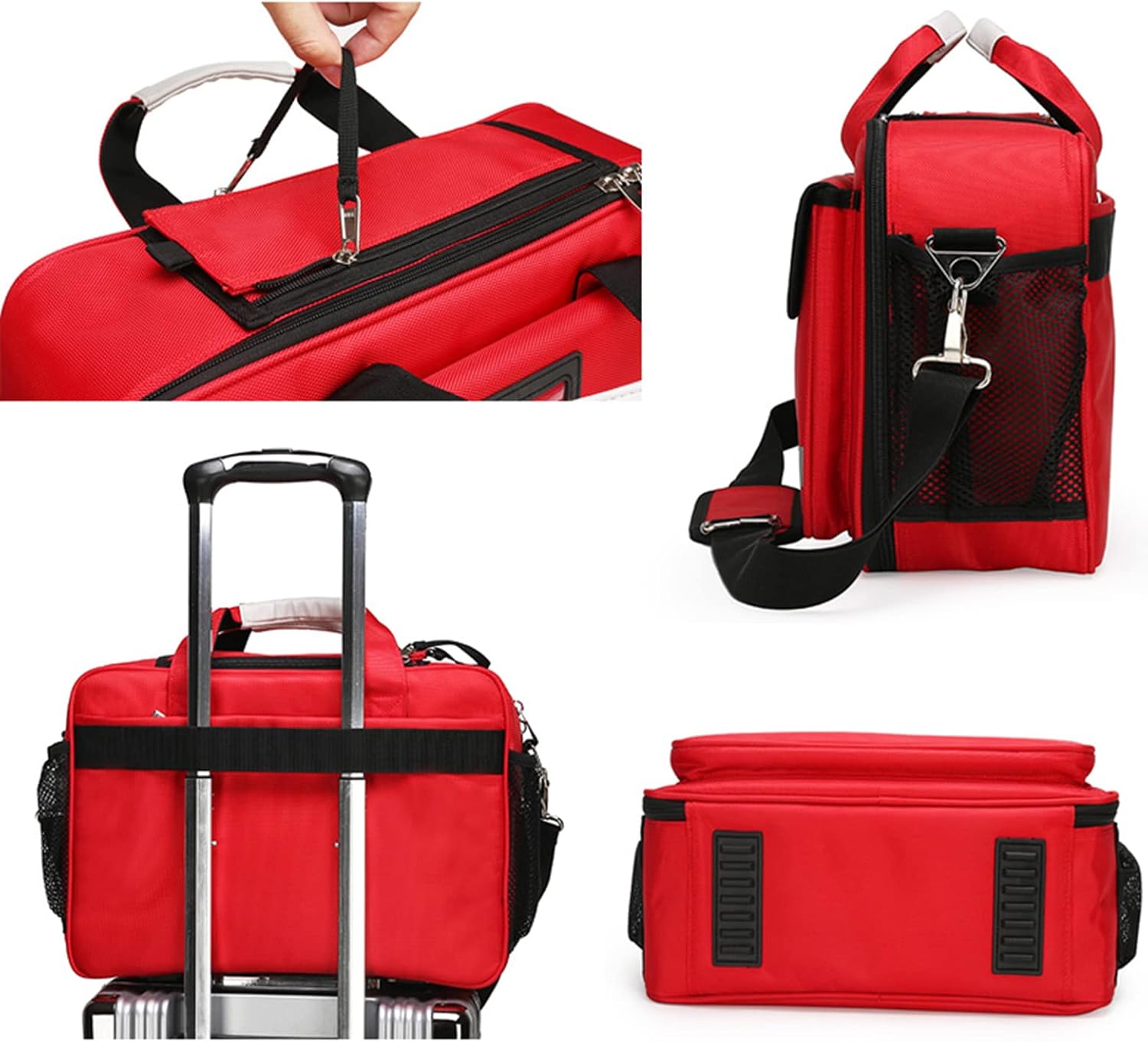 First Aid Bag, Emergency Trauma Bag Waterproof Multifunctional for Emergency at Home, Office, Car, Outdoors, Boat, Camping, Hiking(Blue)
