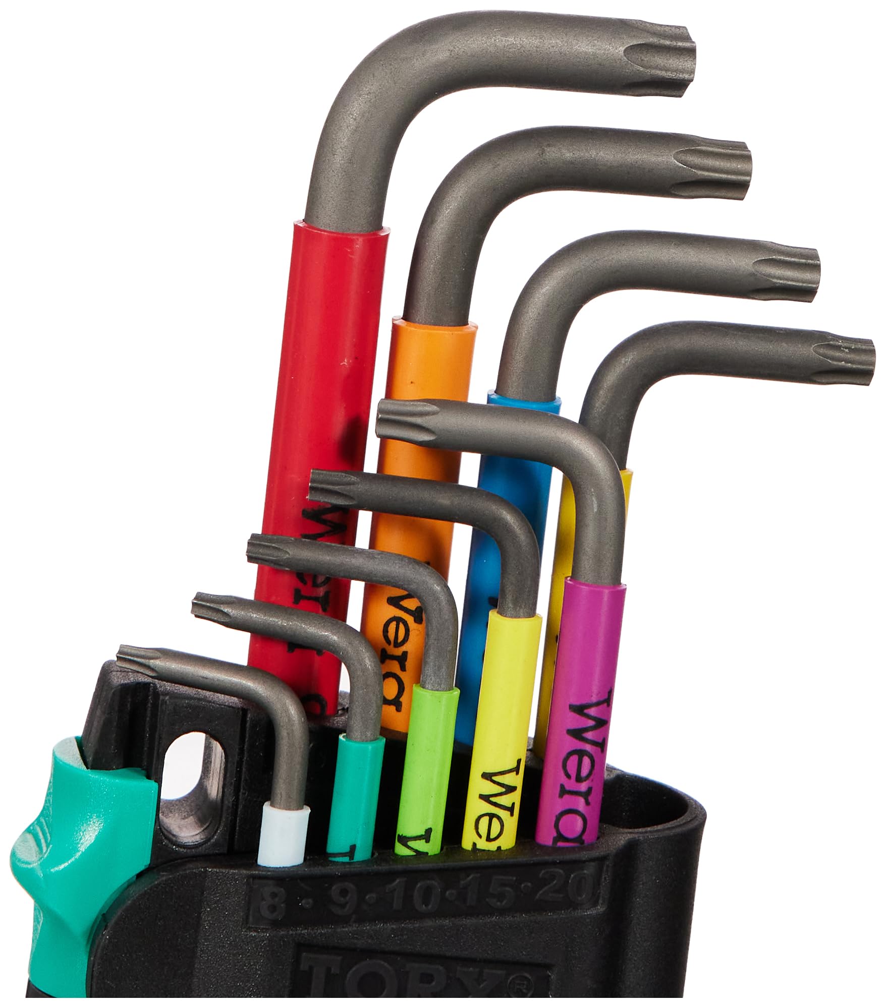 WERA 967 SPKL / 9 TORX Bo Multicolour Set of Allen Key, Blacklaser, 9 sztuk, 05024335001