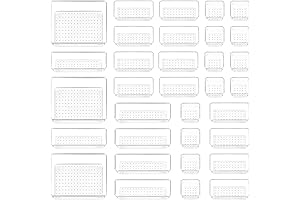 37 PCS Clear Plastic Drawer Organizers, Home Edit-Inspired Storage Bins for Every Room