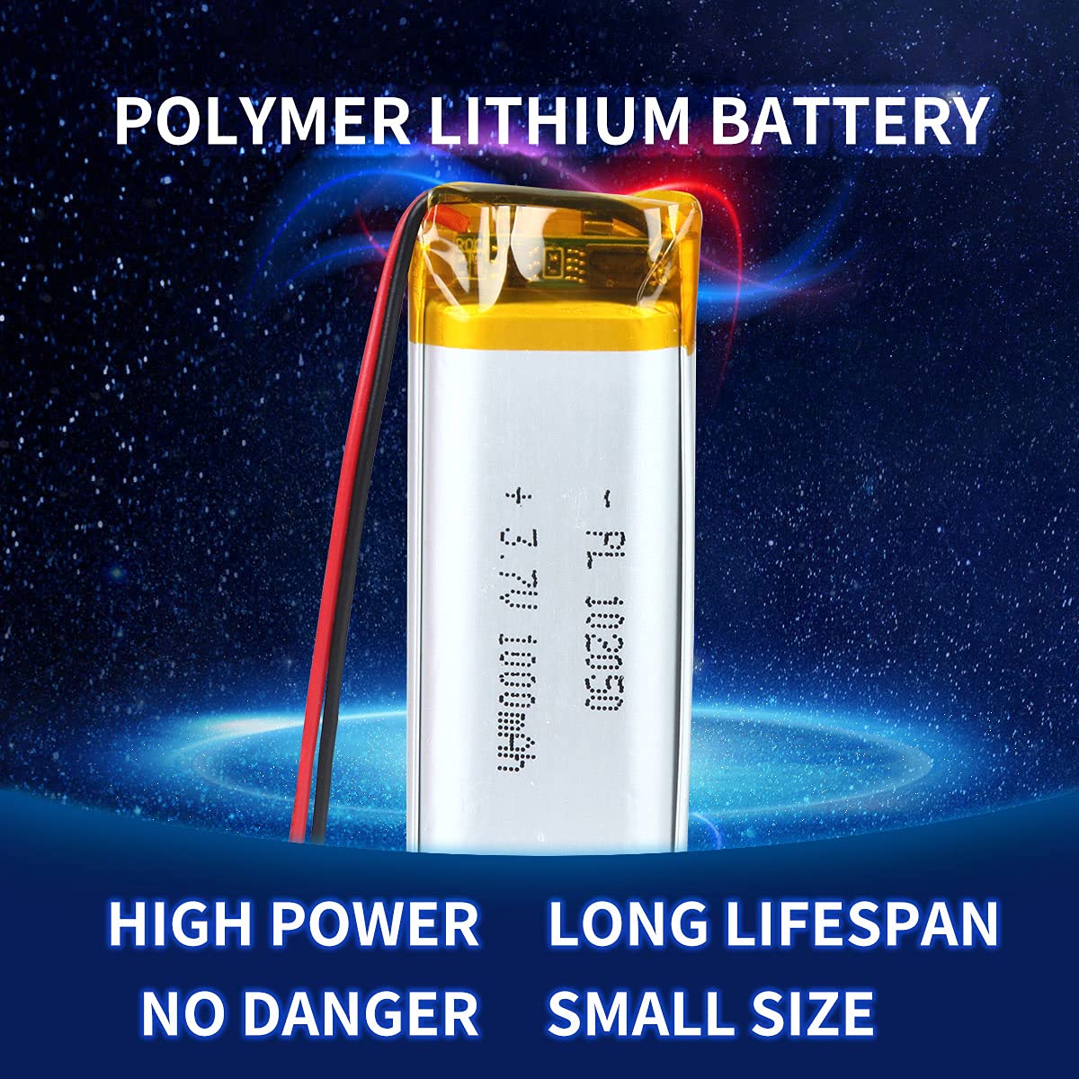 Amazon.com: YTKavq 3.7V 1000mAh Battery 102050 Lithium