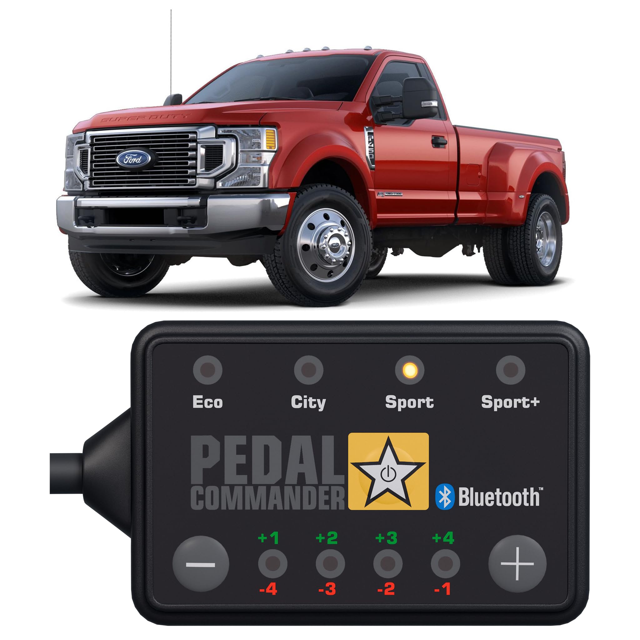PEDAL COMMANDER for Ford F450 2011-2026 Throttle Response Controller - Plug-and-Play, 4 Driving Modes, App Control, Throttle Controller Performance Mods, F450 Parts