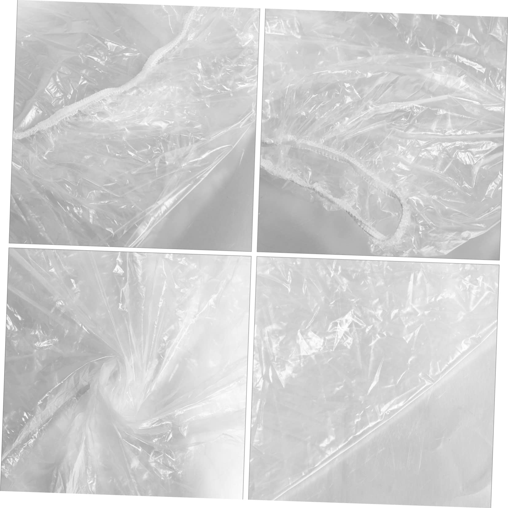 Anneome Disposable Plastic Vehicle Cover Transparent Car Cover for Rain and Dust Protection Fit for Cars and Suvs — view 2