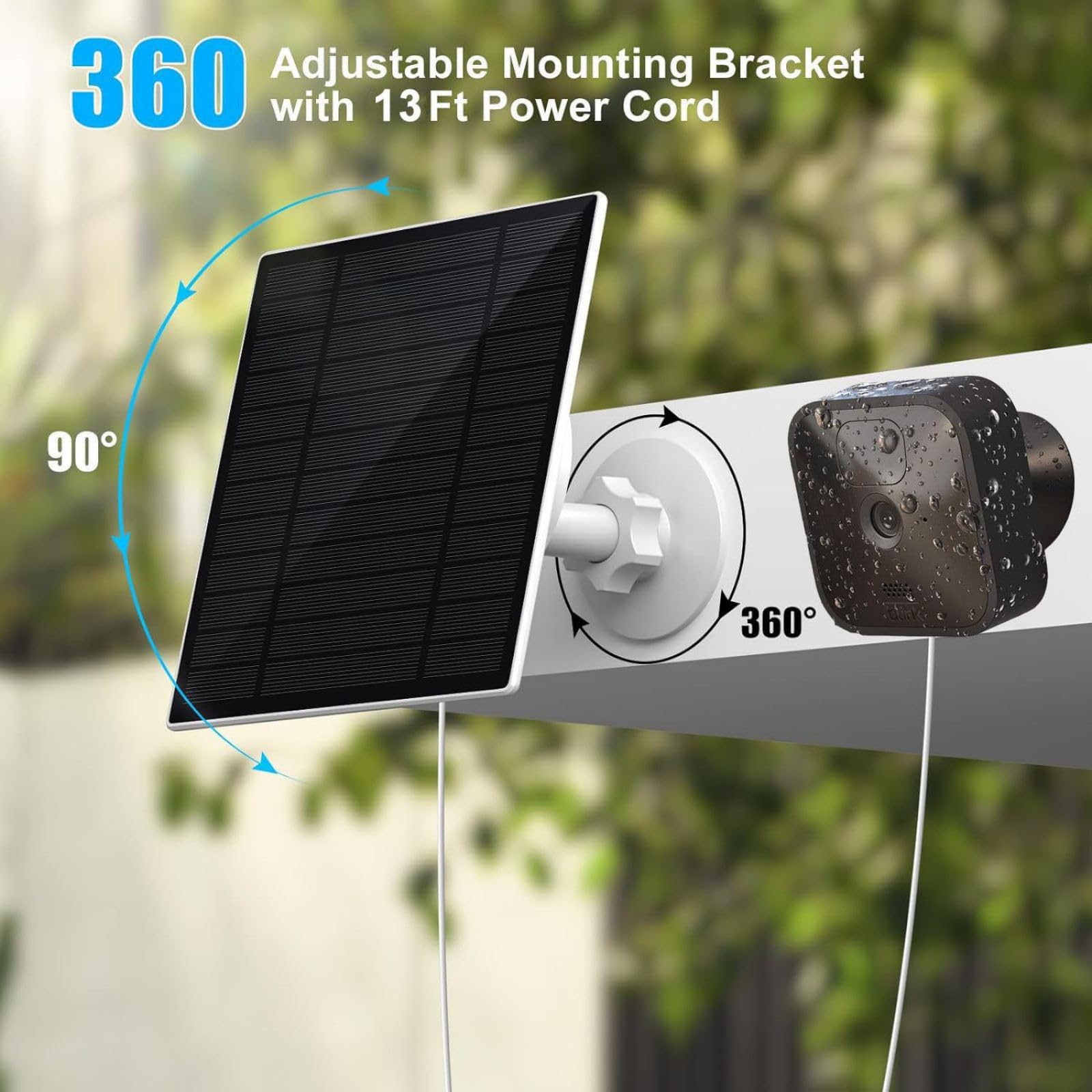 Fonti di energia solare resistenti alle intemperie del pannello di energia per telecamere di sicurezza Sorveglianza esterna 8W Protezioni intelligenti Sicurezza
