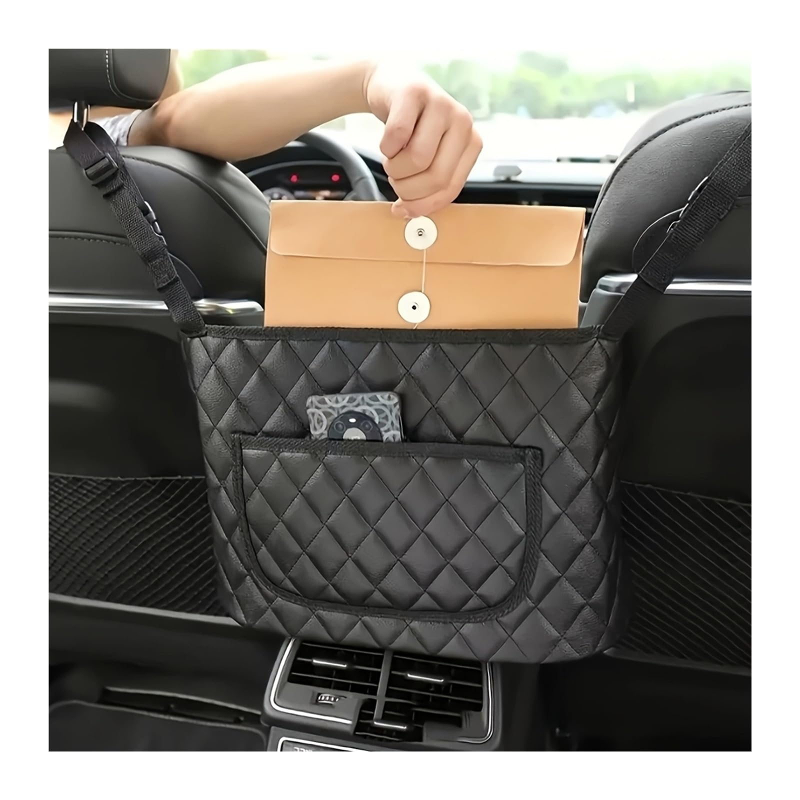 Autositz-Rücken-Aufbewahrungsnetz-Taschen-Organizer