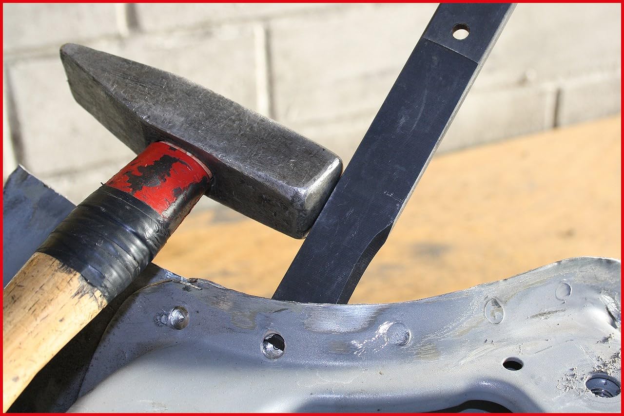 KS Tools 140.2145 Serie scalpelli per carrozzieri, 4 pz