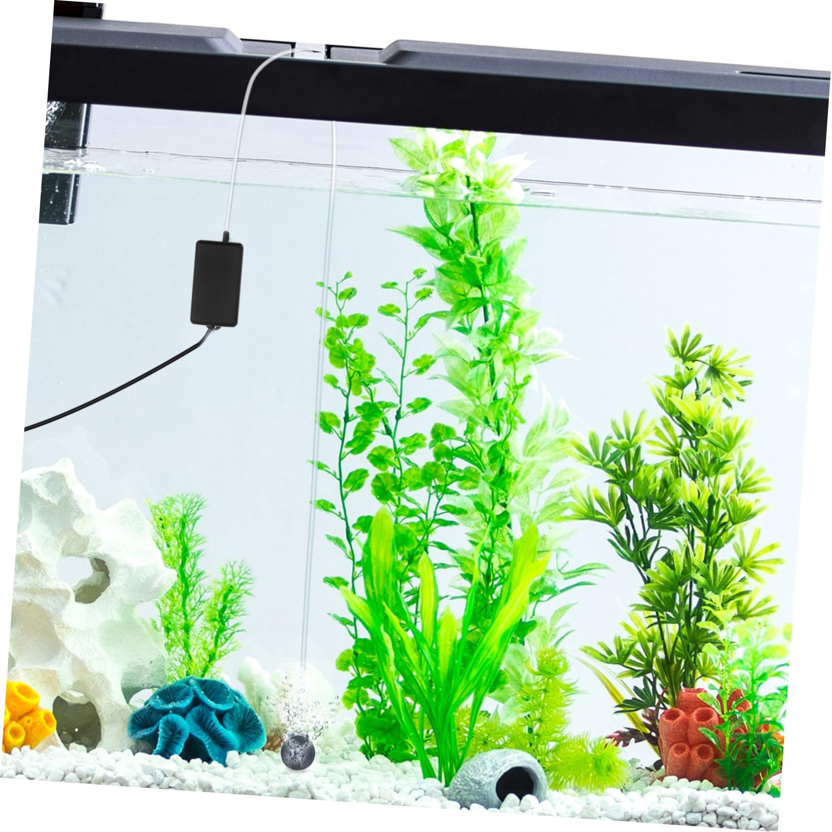 HEMOTON Solar Aquarium Luftpumpe Solar-luftpumpe Aquarium Sauerstoffpumpe Solar-teichpumpe Teichbelüfter Für Außenteiche Solarpanel-pumpen-kit Fischtankbelüfter Aquariumpumpe