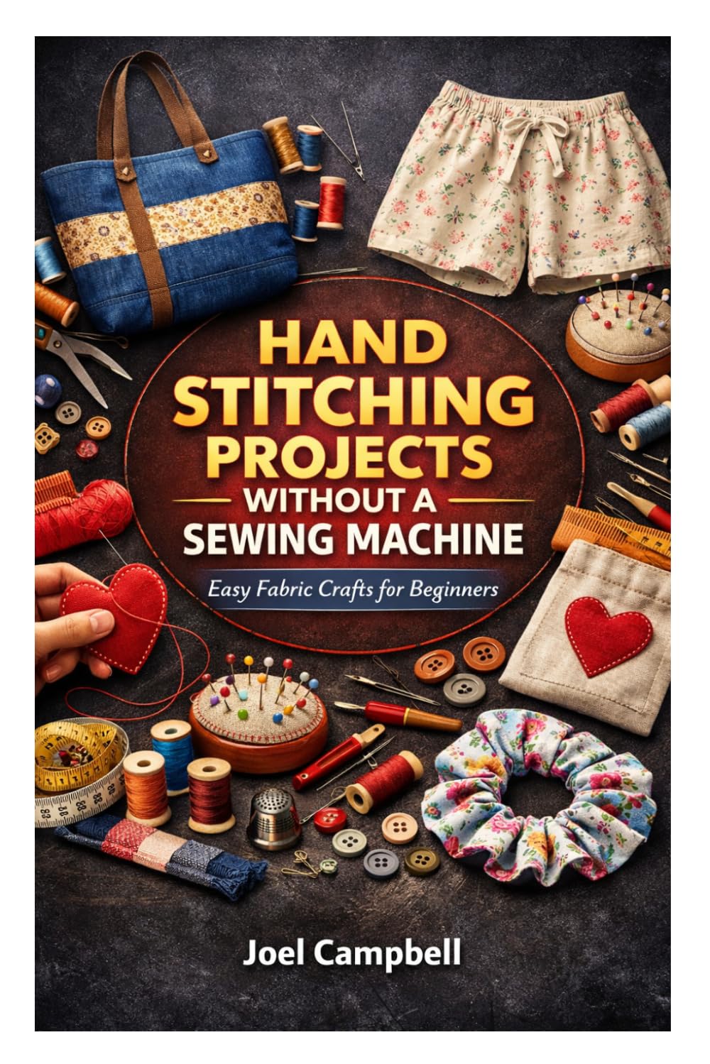 HAND STITCHING PROJECTS WITHOUT A SEWING MACHINE: Easy Fabric Crafts for Beginners