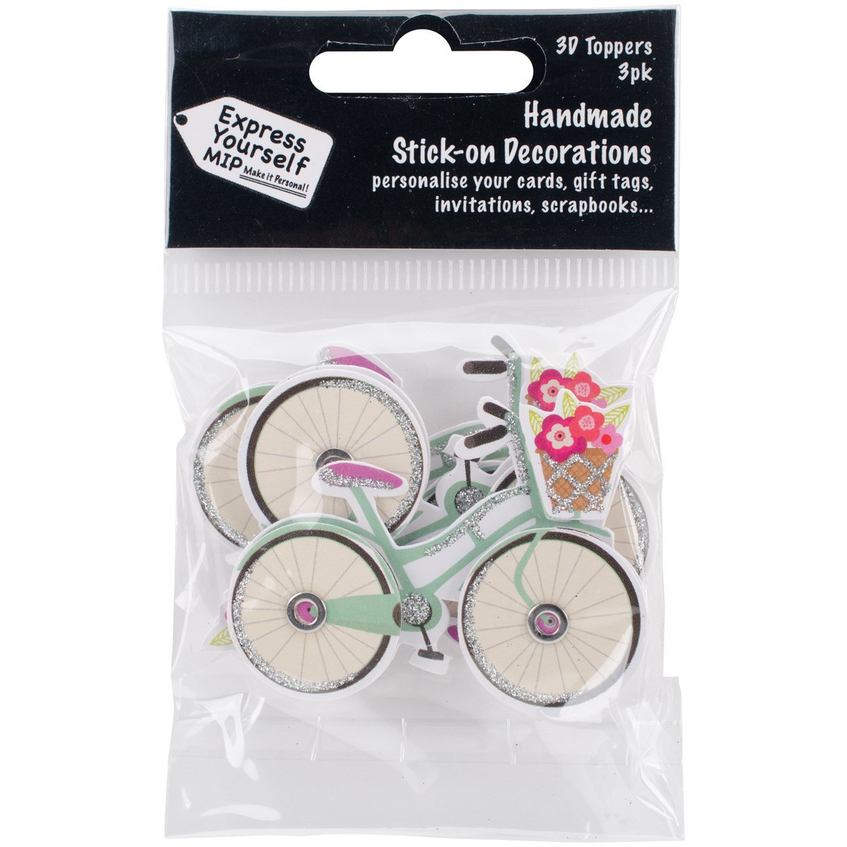 Express Yourself MIP 3D Stickers-Bicycle