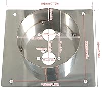 Vista 4 de Placa de montaje de calentador diésel, placa de montaje de torreta para montaje en base de piso para Webasto Air Top 2000 2000ST 2000STC