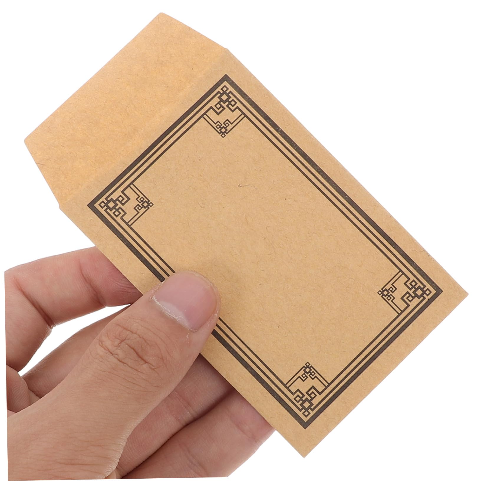 Mini Enveloppes Auto-adhésives Lot de 50 Papier Kraft Kaki pour Pièces de Monnaie