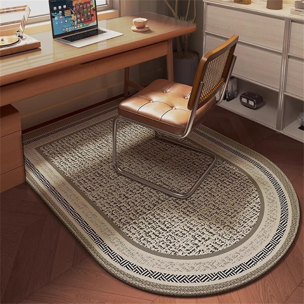 SSDDLZEQ Premium durable range Multifunctional Wooden Floor Protection For Modern Computer And Gaming Chairs(Gentleman,90x120cm)