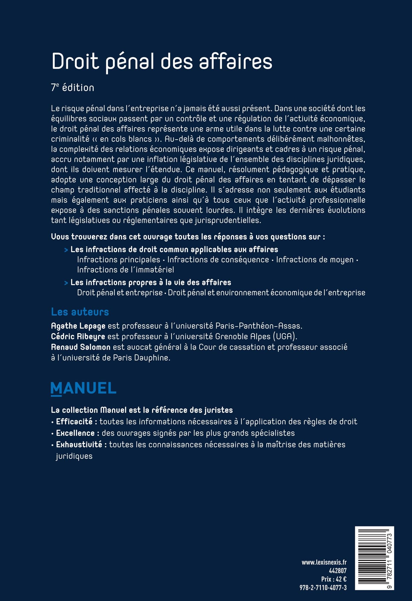 Droit pénal des affaires