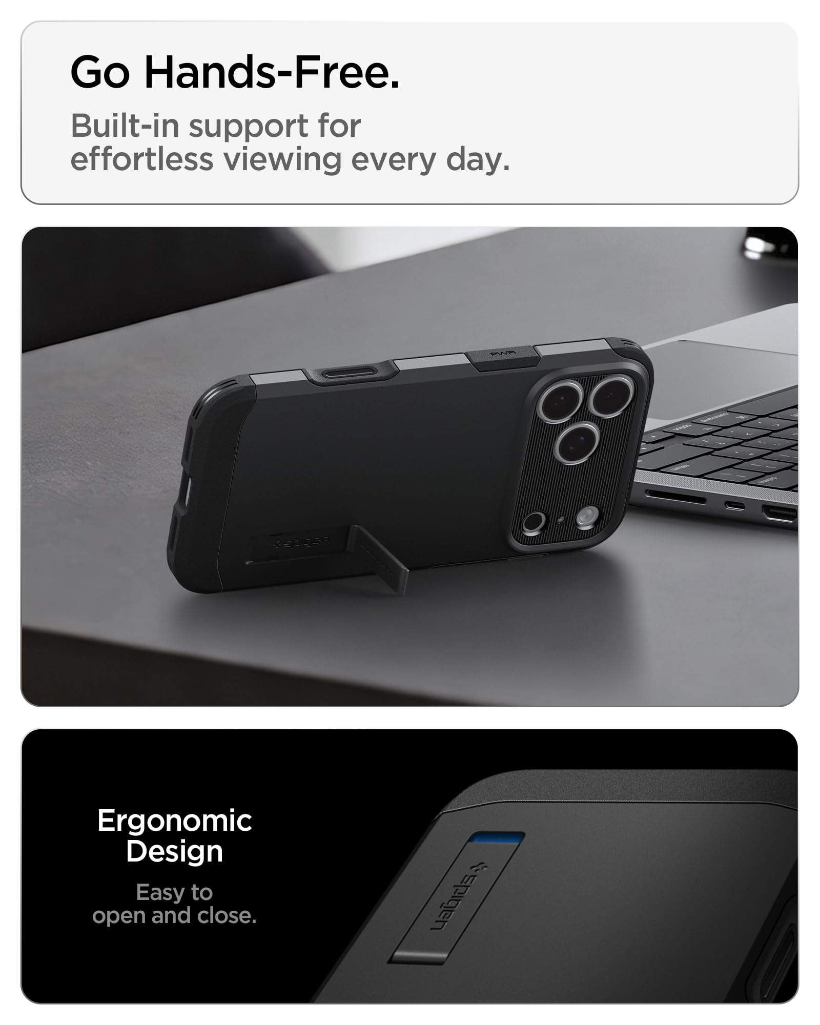 Spigen Tough Armor T MagFit Case for iPhone 17/18 Pro Max, Black — Amazon image 3