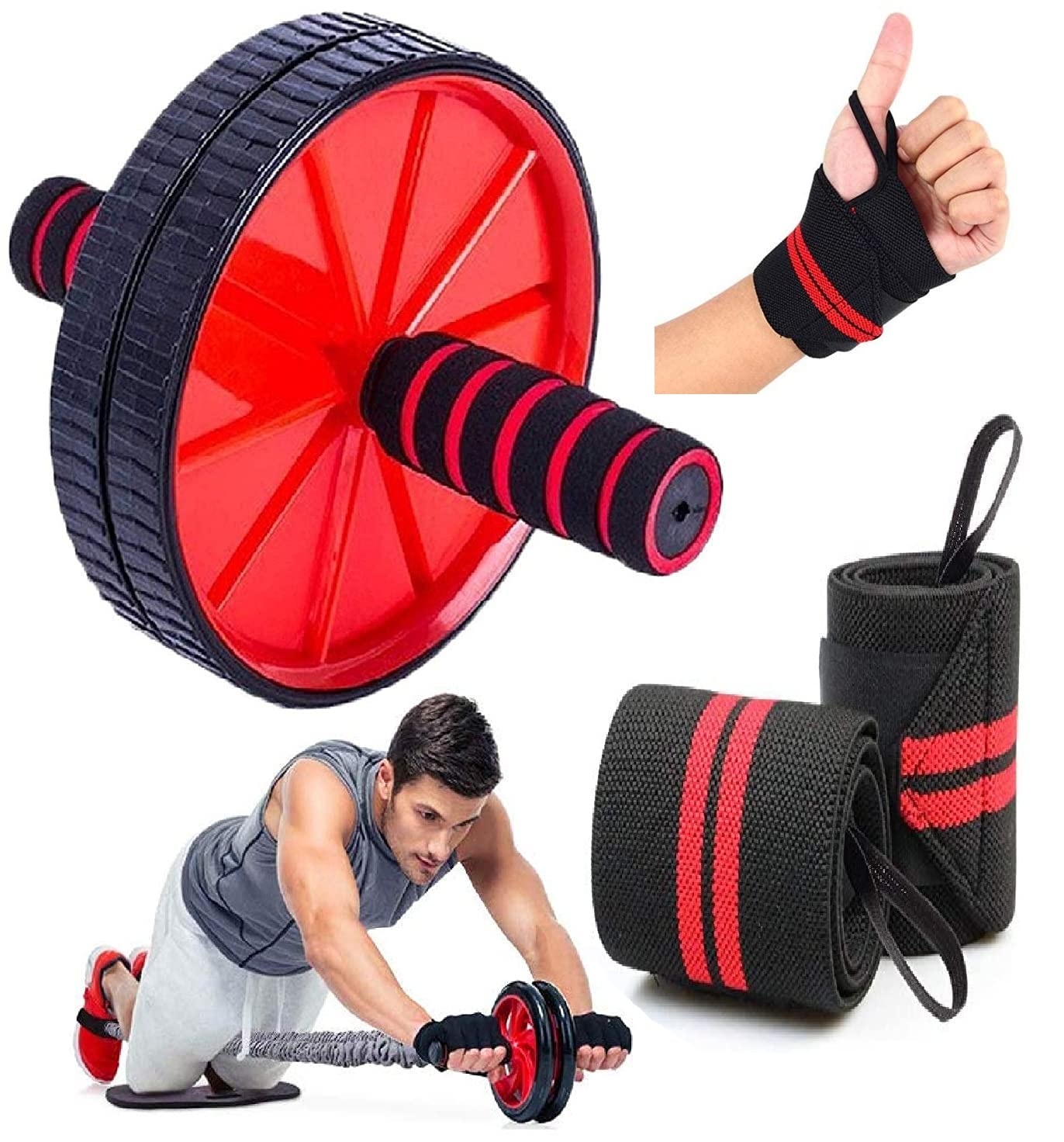 See full amazon price history chart for Ab Wheel Roller with Mat & Wrist Bands Pair Combo Abdominal Abs Exercise Fitness Equipment for Home Gym Body Building Muscle Trainer for Men & Women Ab Wheel Roller with Mat & Wrist Bands Pair Combo Abdominal Abs Exercise Fitness Equipment for Home Gym Body Building Muscle Trainer for Men & Women (B0B21Z8PPW) Amazon Price History, Amazon Price Tracker