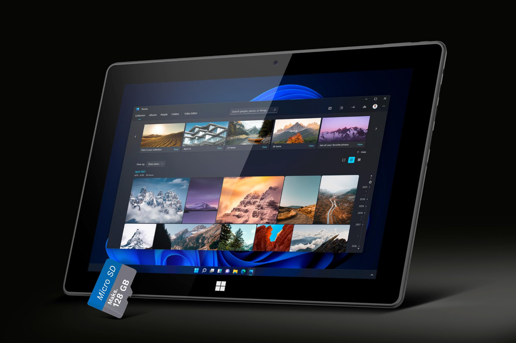 Krüger&Matz Tablet 2 in 1 EDGE 1089 Diagonale 10,1" USB 3.0 HDMI 8/256 GB Windows 11 Pro KM1089S.1