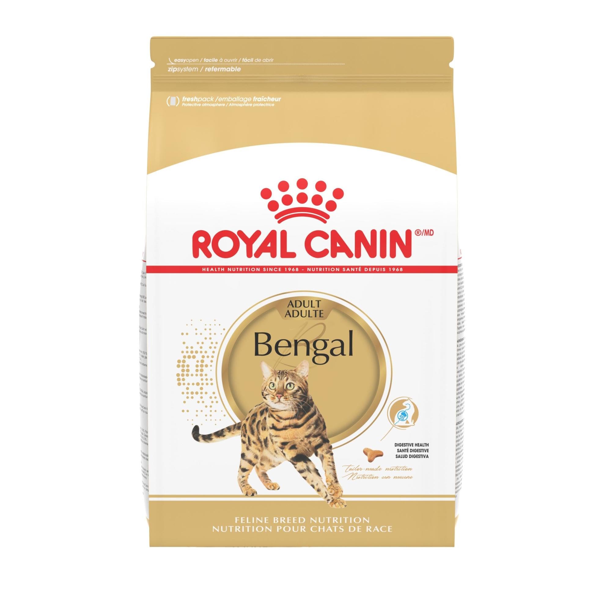 Royal Canin Bengal Breed Adult Trockenfutter für Katzen, 3,2 kg Beutel