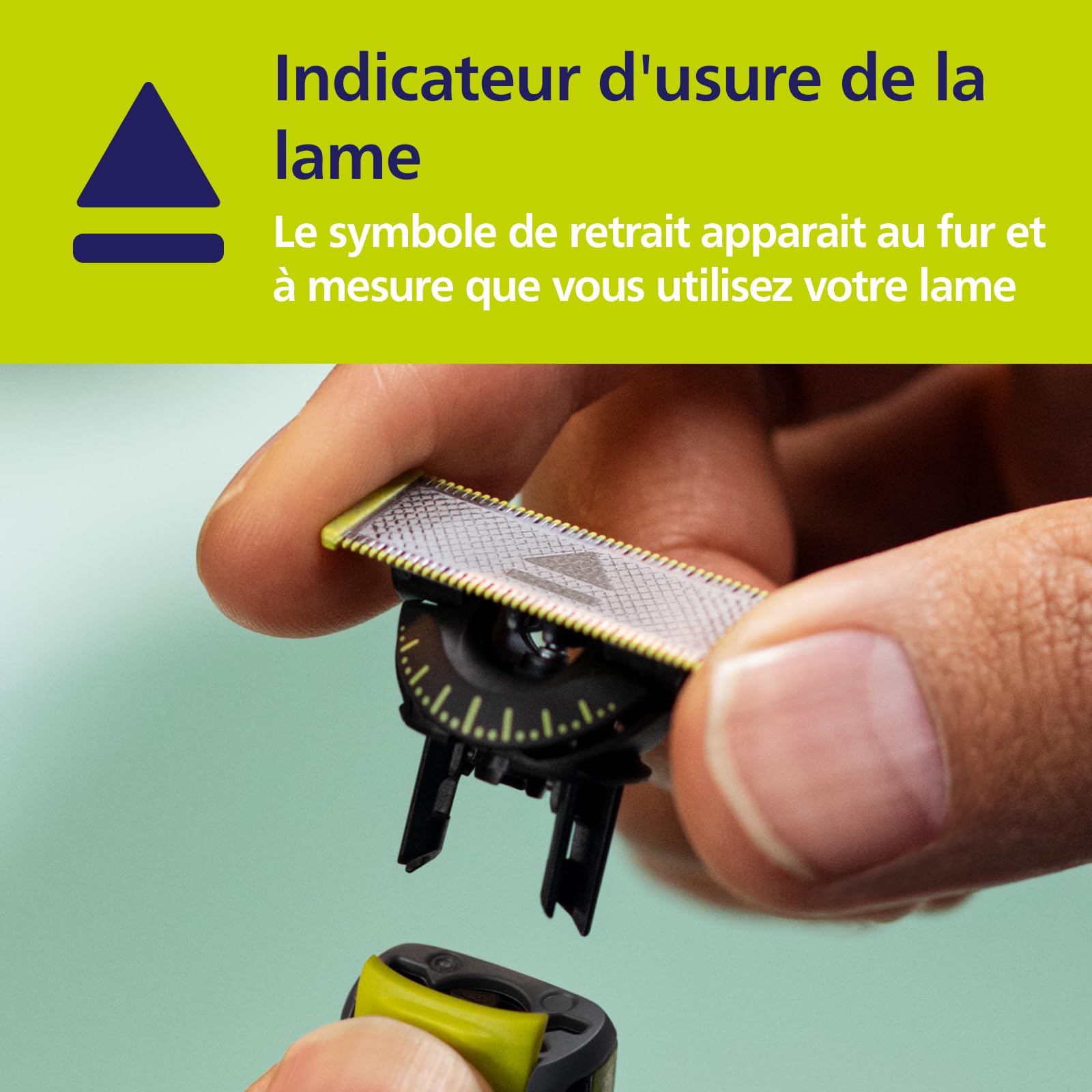 Philips OneBlade 360 - Authentiques lames de rechange, pour rasoir/tondeuse électrique OneBlade, 3x 360 lames, modèle QP430/60