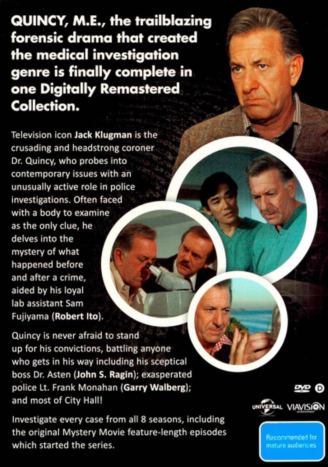 Quincy, M.E.: The Complete Collection (1-8 Seasons) [DVD] [Region Free]