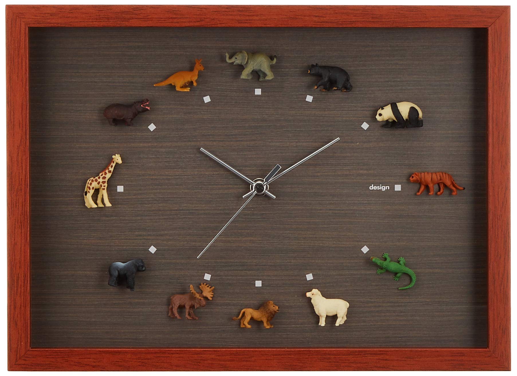 Wildlife Collection 掛け時計 Amazon.co.jp: 壁掛け時計サファリ動物壁掛け時計ウッドランド