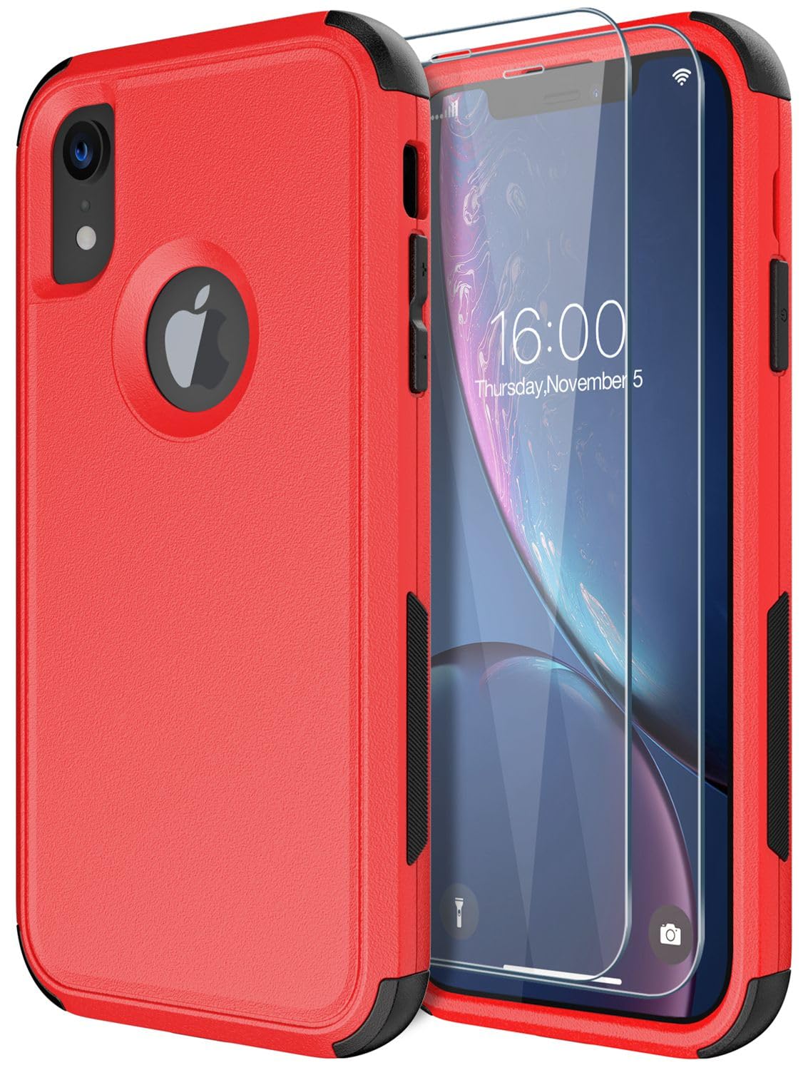 Apple iPhone XR (PRODUCT(RED)) 本体 + ケース Amazon.com: Diverbox Designed for iPhone Xr case with Screen