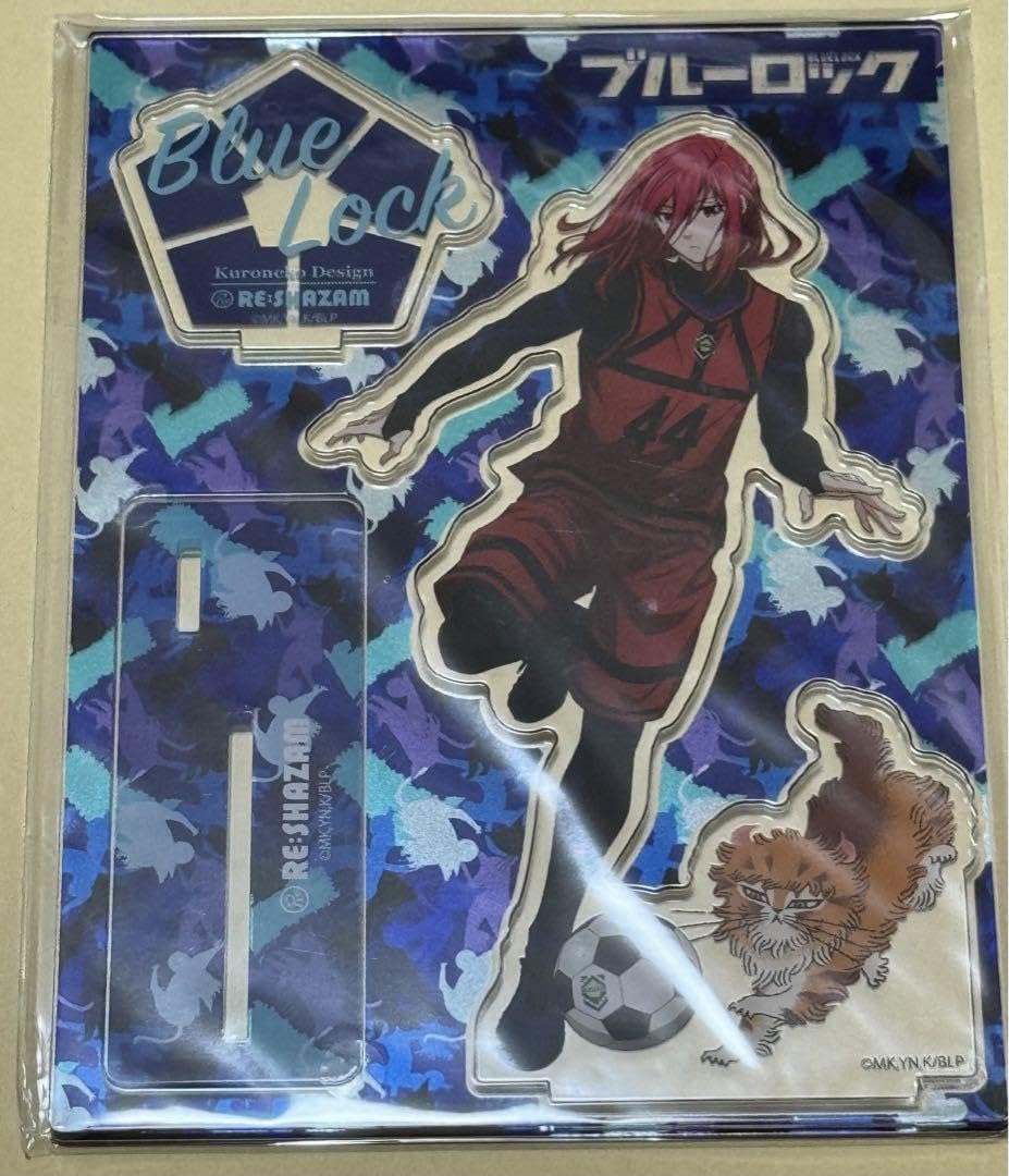 ブルーロック 千切豹馬 クニガミ猫 アクリルスタンド アクスタ 黒ねこ意匠 ブルーロック 千切豹馬 クニガミ猫 アクリルスタンド アクスタ