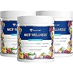 Gundry MD MCT Wellness Powder to Support Energy, Ketone Production and Brain Health, Keto Friendly, Sugar Free (90 Day Supply, Blueberry Lemonade)