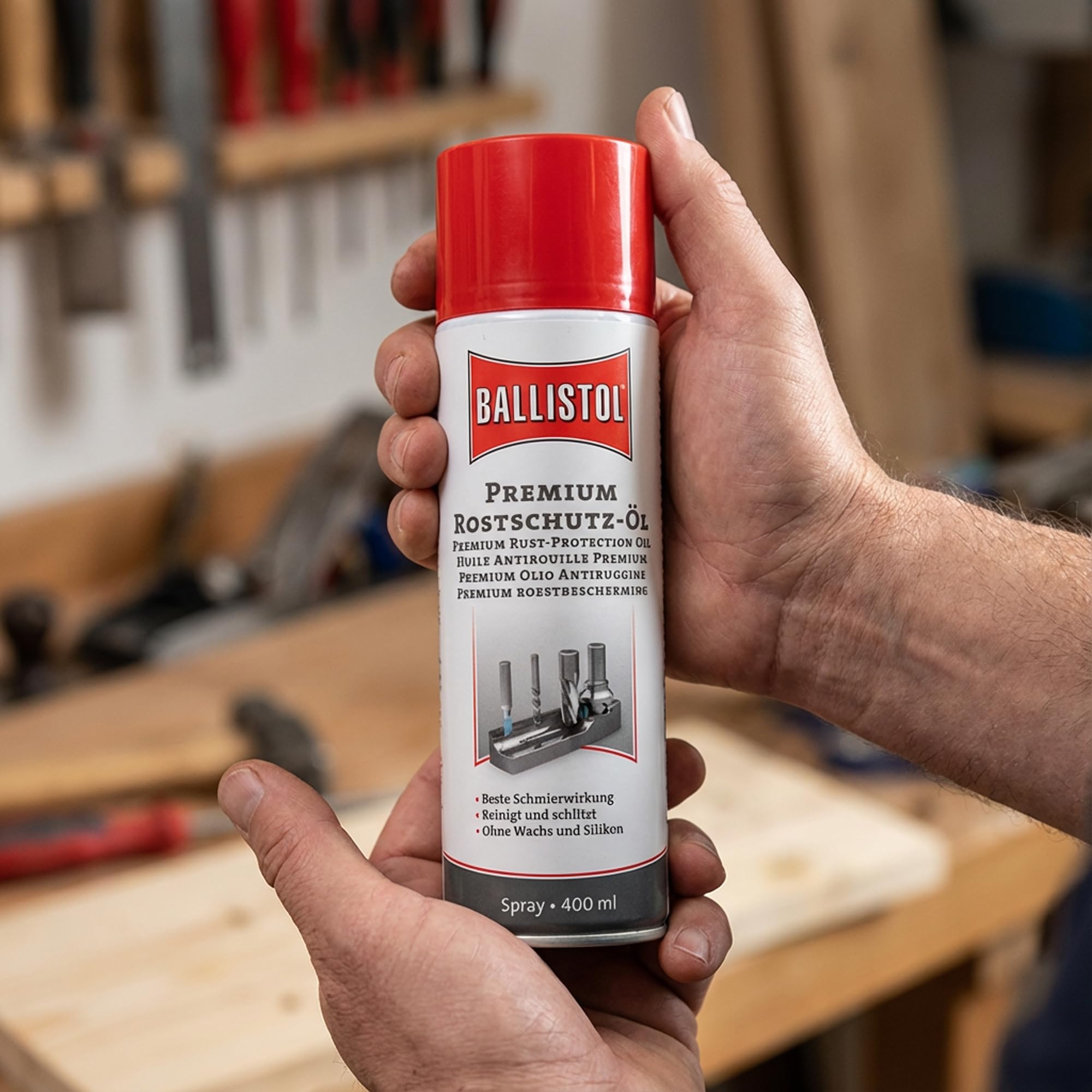 ELITE BBQ passend für Ballistol Premium-Rostschutz-Öl Spray 5er Set 5x 400ml – XXL Sparpack – Extrem-Korrosionsschutz für Metalle – Salzwasserbeständig & Verharzt nicht – Schmiermittel & Kriechöl