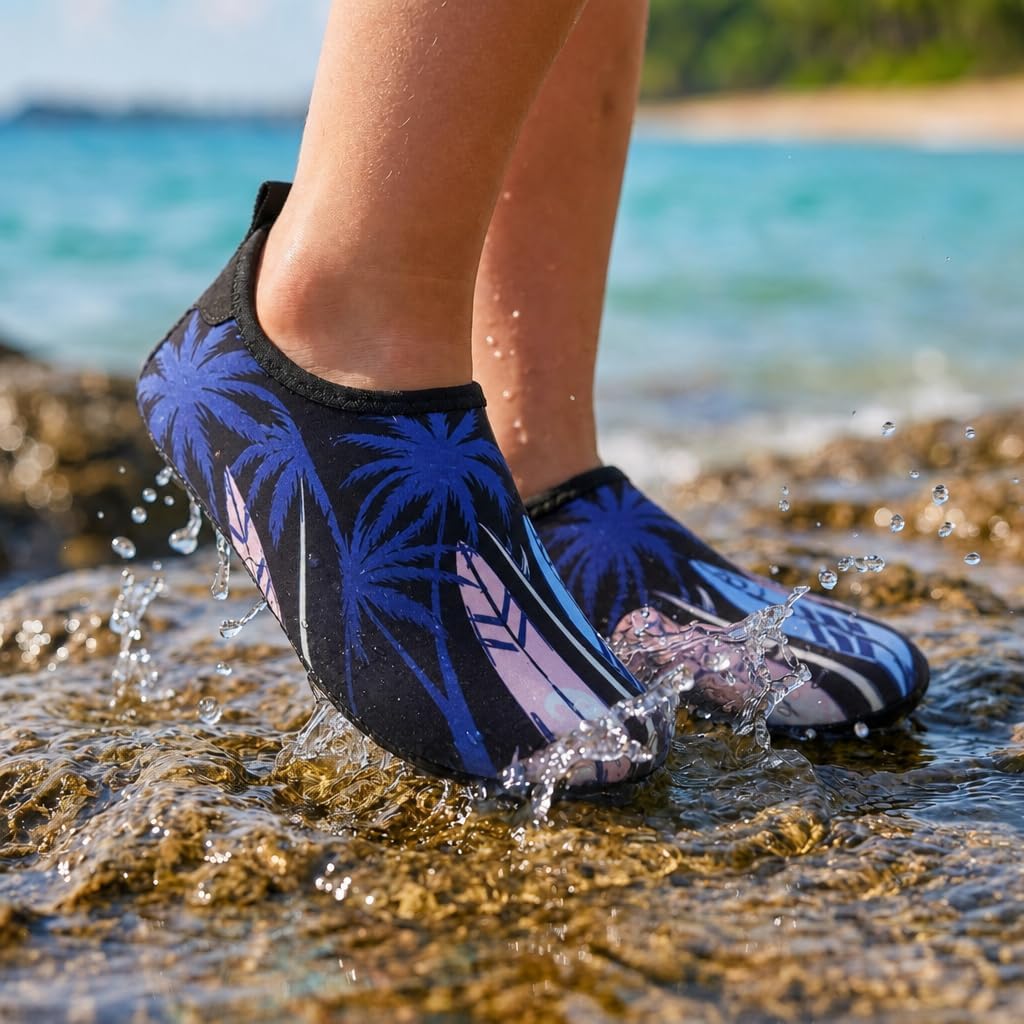 Breathable Water Shoes Non Slip Quick Dry Shoes for Beach Swimming