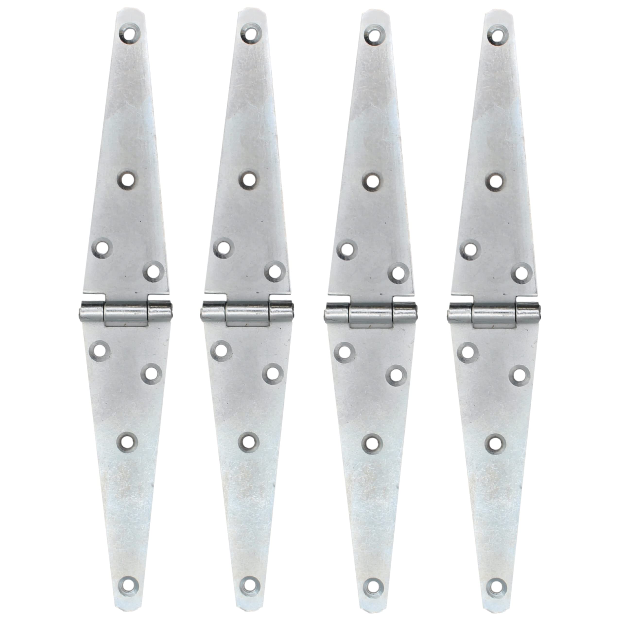 Strap Hinges Zinc Plated Gate Hardware - 6 Inch / 150mm - 2 Pairs