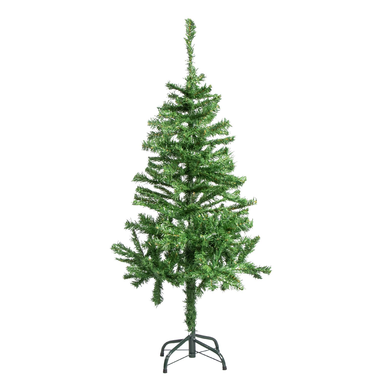 The Christmas Workshop 76710 4ft Traditional Christmas Tree | Artificial Indoor Christmas Decoration | Includes Metal Christmas Tree Stand ,Green| 200 Tips, 122 cms