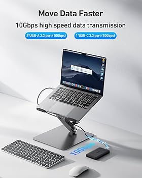 Amazon.co.jp: BENFEI ノートパソコンスタンド USB C 6in1