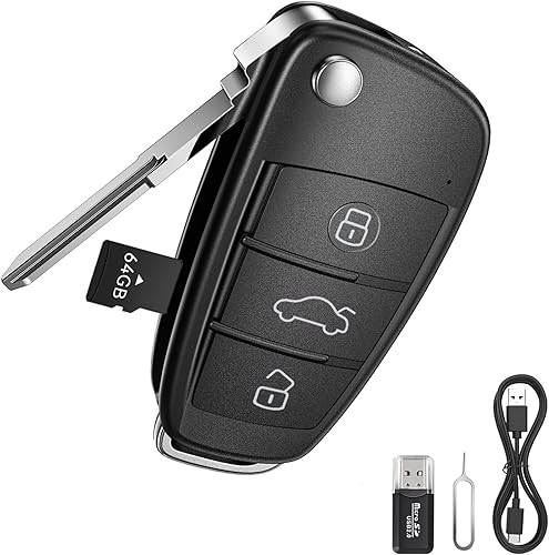 Mini cámara HD 1080P, cámara pequeña de niñera de 64 G para seguridad del hogar, detección de movimiento, grabación en bucle, visión nocturna, toma