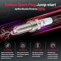 Vista 6 de BDFHYK Paquete de bobinas de encendido UF652 y bujía de iridio 93815 compatible con Hyundai Accent 2012-2020 Hyundai Veloster 2013 Kia Soul Kia Rio