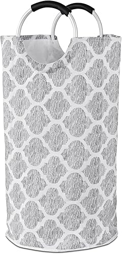 Miniatura 9 de Dalykate - Cesta de lavandería plegable de tela Oxford de 82 litros con asas para ropa, plegable y resistente al agua, cesta de ropa sucia