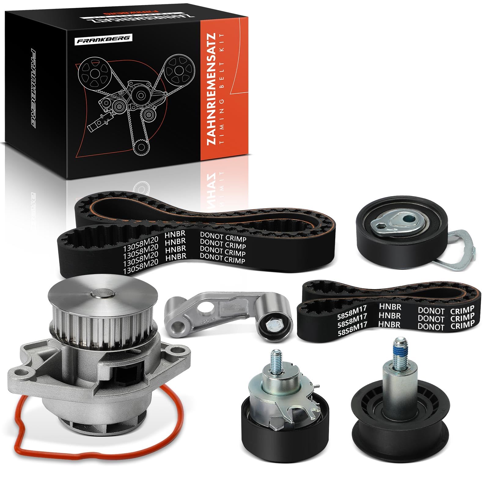 Frankberg Kit de courroie de distribution avec pompe à eau KP25565XS-1