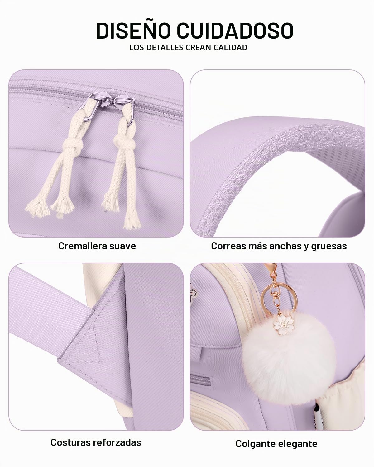 Tanou Mochilas Escolares Niña, Juego de Mochila Colegio Adolescente Chica