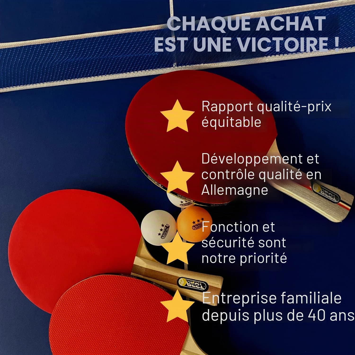 Best Sport Housse de Raquette avec Pochette de balles