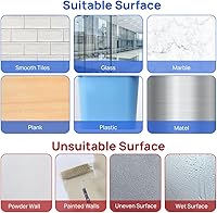 Vista 6 de 30 ganchos adhesivos de pared de doble cara, 15 libras máximo, resistentes, limpios e impermeables para baño, cocina, colgar cuadros