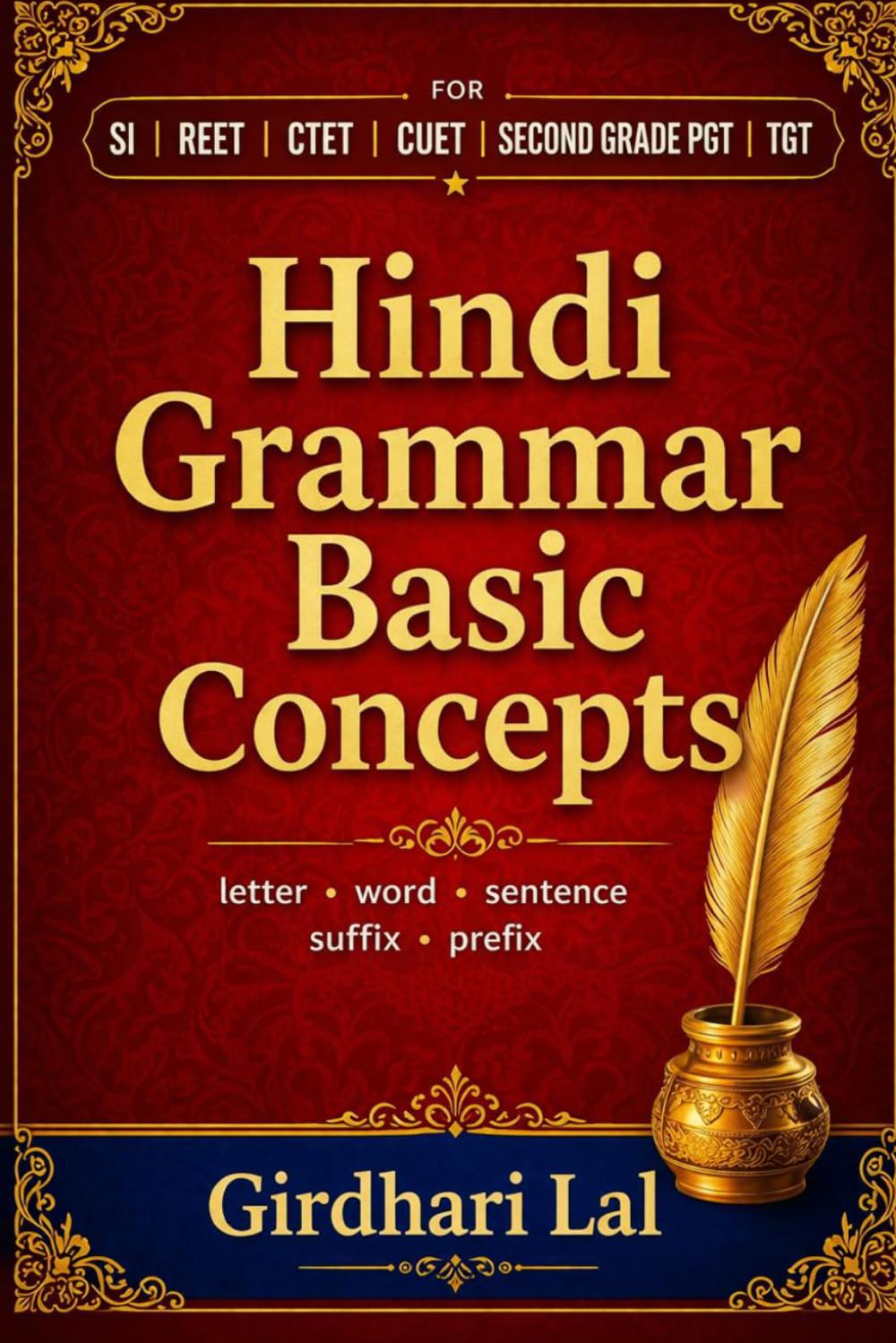 Hindi Grammar Basic Concepts: hindi letter word sentence prefix suffix (part-1)